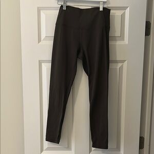 Hunter green High-Waisted Leggings